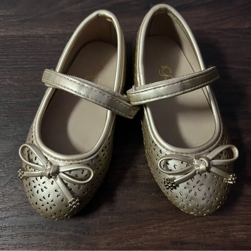 Sugar Toddler Girls Lil Drea Mary Jane Loop Closure Shoes 7M champagne gold